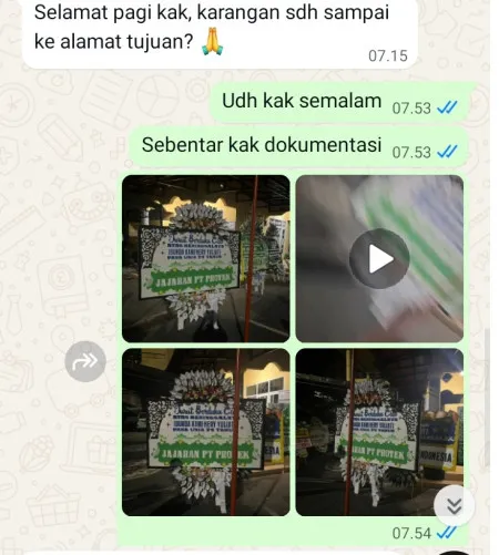 Pengiriman Papan Bunga Selamat Kampung Bali