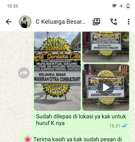 Pengiriman Papan Bunga Duka Kampung Bali