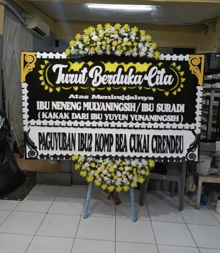 Papan Bunga Duka Kampung Bali