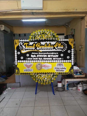 Papan Bunga di Kampung Bali
