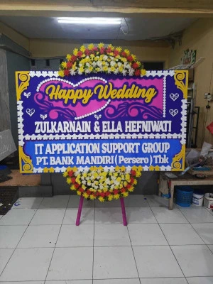 Papan Bunga di Kampung Bali