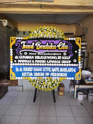 Papan Bunga di Kampung Bali